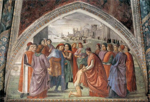 Renunciation Of Worldly Goods By Domenico Ghirlandaio