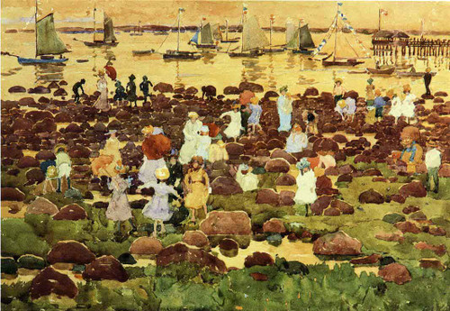 Revere Beach1 By Maurice Prendergast Revere Beach1 By Maurice Prendergast