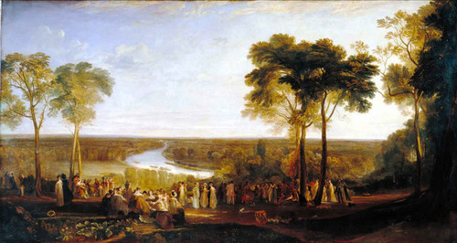 Richmond Hill, On The Prince Regent's Birthday By Joseph Mallord William Turner