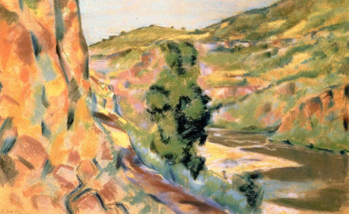 Rio Grande River1 By Marsden Hartley
