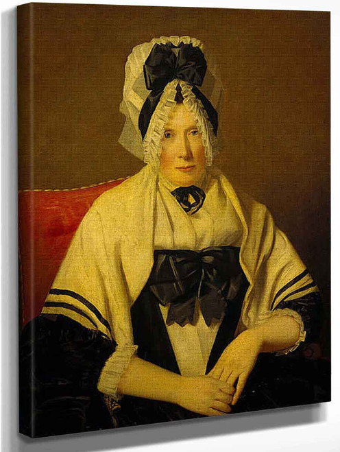 A Lady In A Lace Cap  By Sir Henry Raeburn, R.A., P.R.S.A.