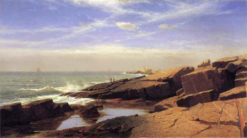 Rocks At Nahant2 By William Stanley Haseltine