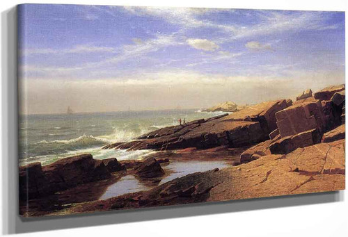 Rocks At Nahant2 By William Stanley Haseltine
