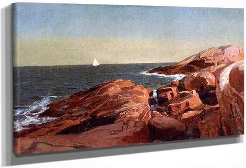 Rocks At Narragansett1 By William Stanley Haseltine