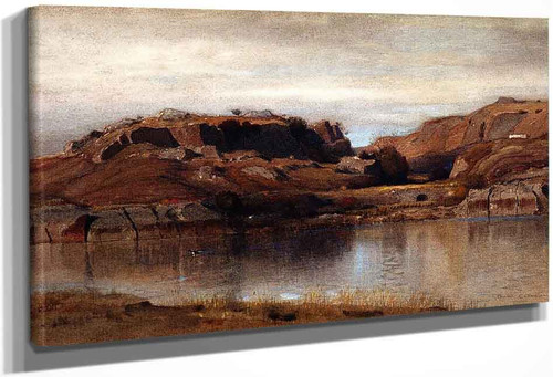 Rocky Landscape By Samuel Colman