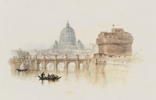 Rogers's 'Italy' Castle Of St Angelo, Rome By Joseph Mallord William Turner Rogers's 'Italy' Castle Of St Angelo, Rome By Joseph Mallord William Turner