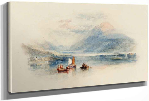 Rogers's 'Poems' Loch Lomond By Joseph Mallord William Turner