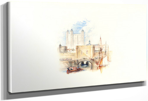 Rogers's 'Poems' Traitor's Gate, Tower Of London By Joseph Mallord William Turner