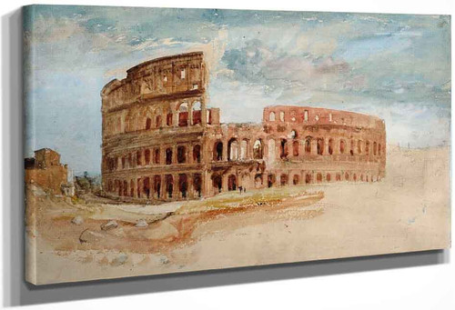 Rome, The Colosseum, From The West By Joseph Mallord William Turner