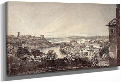 Rome, The Tiber With The Aventine On The Left By Joseph Mallord William Turner