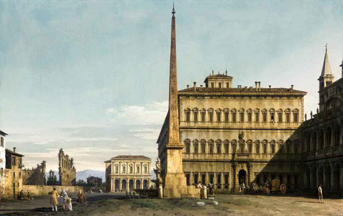 Rome View Of The Piazza Di San Giovanni In Laterano By Bernardo Bellotto Rome View Of The Piazza Di San Giovanni In Laterano By Bernardo Bellotto