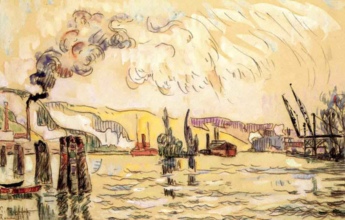Rouen By Paul Signac