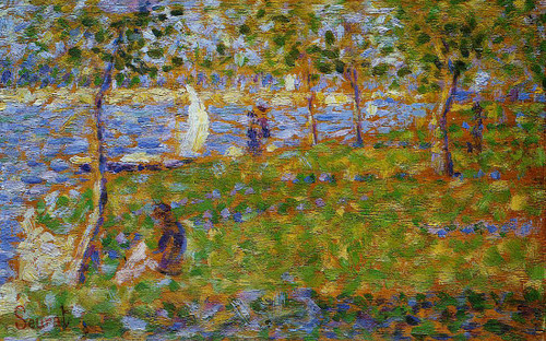 Sailboat By Georges Seurat