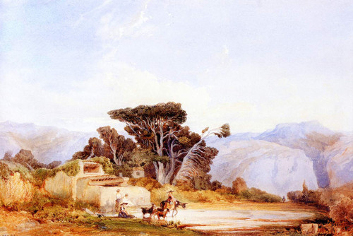 Saint Julien Les Martigues By Felix Francois Georges Philbert Ziem