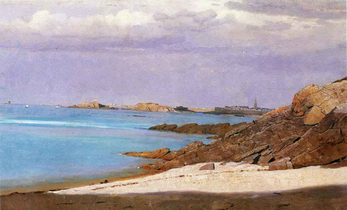 Saint Malo, Brittany By William Stanley Haseltine