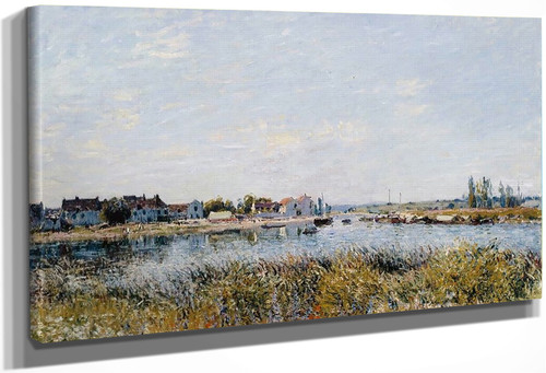 Saint Mammes, Le Matin By Alfred Sisley