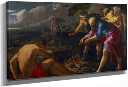 Saint Paul Shipwrecked On Malta By Laurent De La Hyre