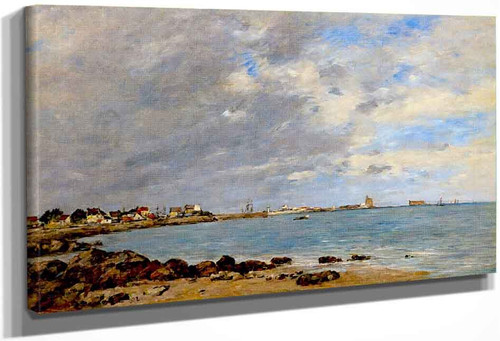 Saint Vaast La Hougue, The Bay By Eugene Louis Boudin