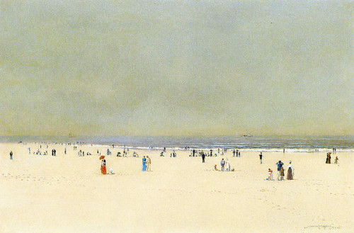 Sand, Sea And Sky A Summer Fantasy By John Atkinson Grimshaw By John Atkinson Grimshaw
