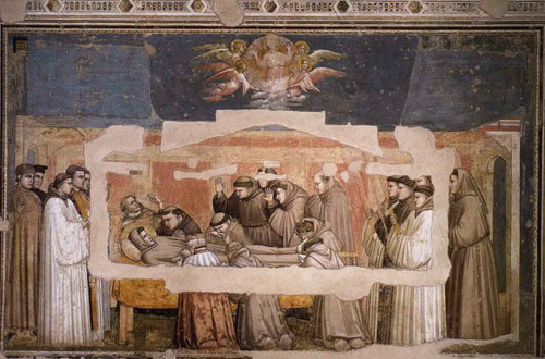 Scenes From The Life Of Saint Francis 4. Death And Ascension Of St Francis By Giotto Di Bondone
