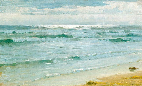 Sea At Skagen By Peder Severin Kroyer