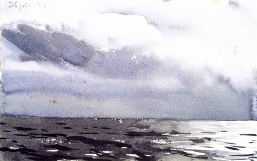 Sea Study By Anders Zorn