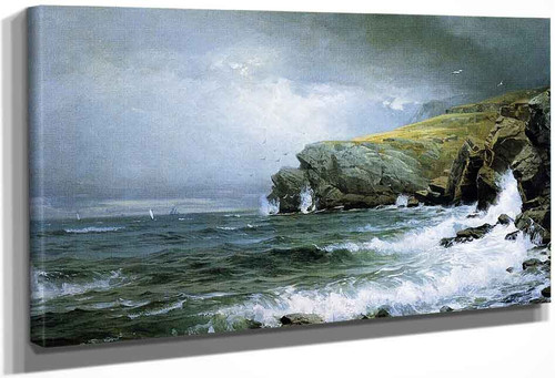 Seascape Coast Of Maine By William Trost Richards By William Trost Richards