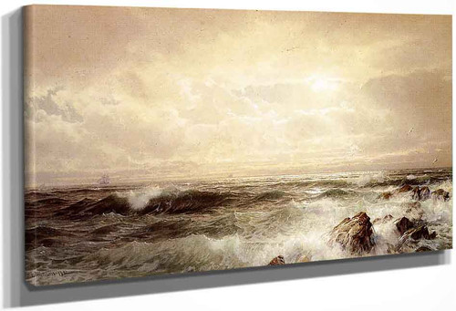 Seascape7 By William Trost Richards By William Trost Richards