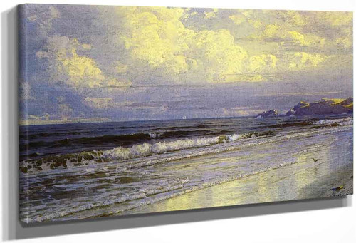 Second Beach, Neweport By William Trost Richards By William Trost Richards