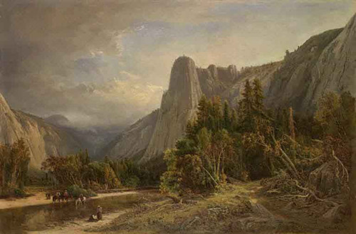 Sentinel Rock, Yosemite By William Keith Sentinel Rock, Yosemite By William Keith