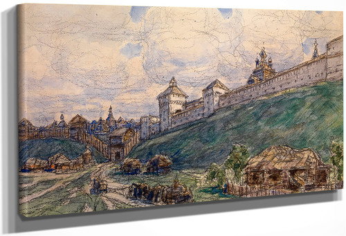Serpukhov In The 17Th Century By Apollinari Vasnetsov