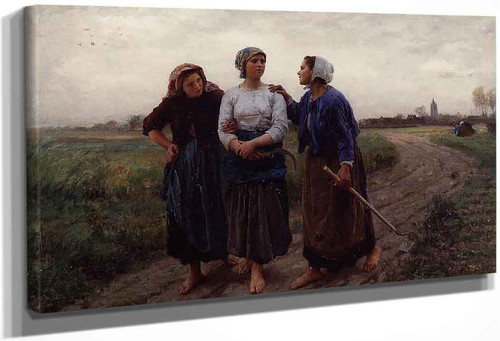 Setting Out For The Fields By Jules Adolphe Breton