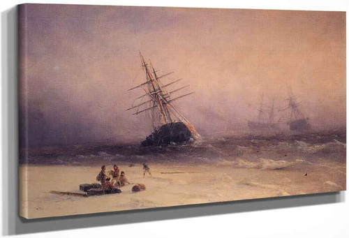 Shipwreck On The Black Sea By Ivan Constantinovich Aivazovsky By Ivan Constantinovich Aivazovsky