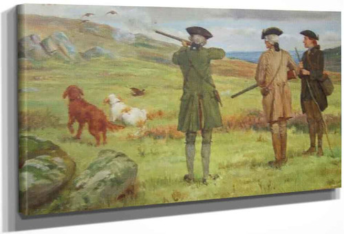 Shooting On The Moor By George Goodwin Kilburne By George Goodwin Kilburne