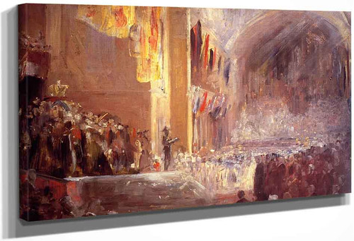 Sketch For The Opening Of The First Parliament By Tom Roberts