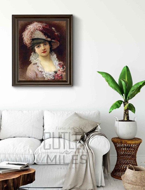 A Parisian Beauty1 By Emile Eisman Semenowsky