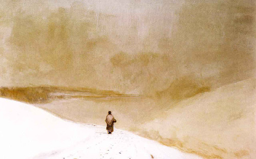 Snow And Mist Caprice In Yellow Minor By John Atkinson Grimshaw By John Atkinson Grimshaw
