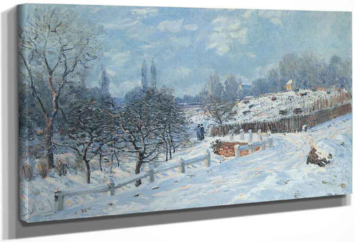 Snow At Louveciennes 33 By Alfred Sisley