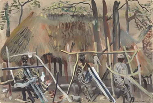 South American Village By Boris Grigoriev