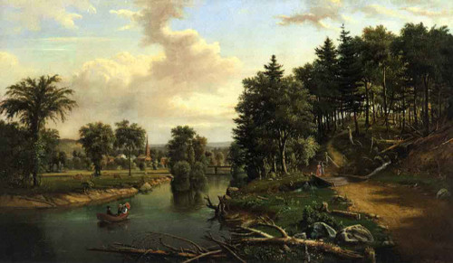 South Of Sherburne On The Chenango By Levi Wells Prentice By Levi Wells Prentice