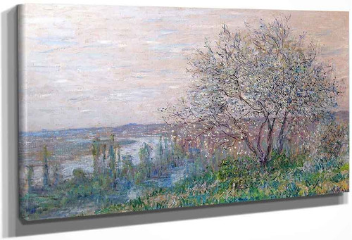 Spring In Vetheuil By Claude Oscar Monet