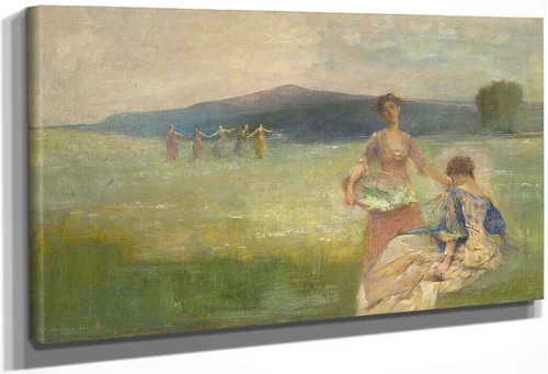 Spring By Thomas Wilmer Dewing By Thomas Wilmer Dewing