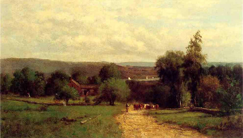 Spring By George Inness By George Inness