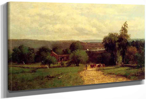 Spring By George Inness By George Inness