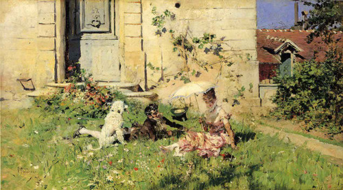 Spring By Giovanni Boldini By Giovanni Boldini