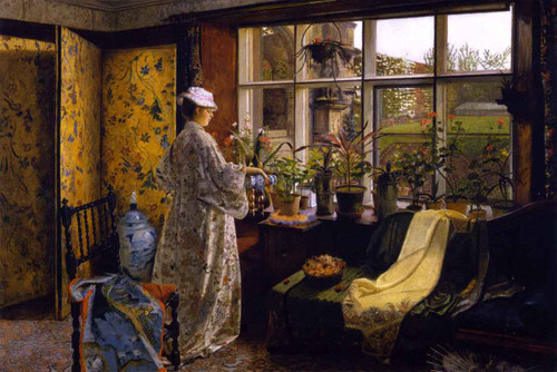 Spring By John Atkinson Grimshaw By John Atkinson Grimshaw