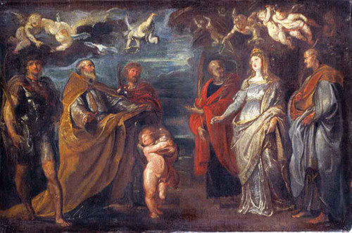 St George With Martyrs Maurus, Papianus, Domitilla, Nerus And Achilleus By Peter Paul Rubens St George With Martyrs Maurus, Papianus, Domitilla, Nerus And Achilleus By Peter Paul Rubens