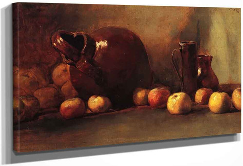 Still Life Jug With Fruit By Guy Orlando Rose