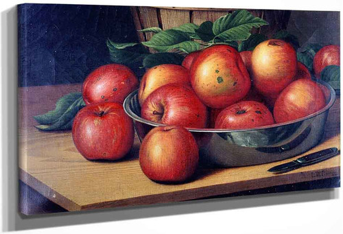 Still Life With Apples By Levi Wells Prentice By Levi Wells Prentice