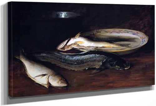 Still Life With Fish By William Merritt Chase